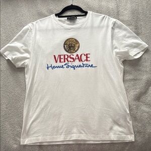 Versace White Graphic T-Shirt